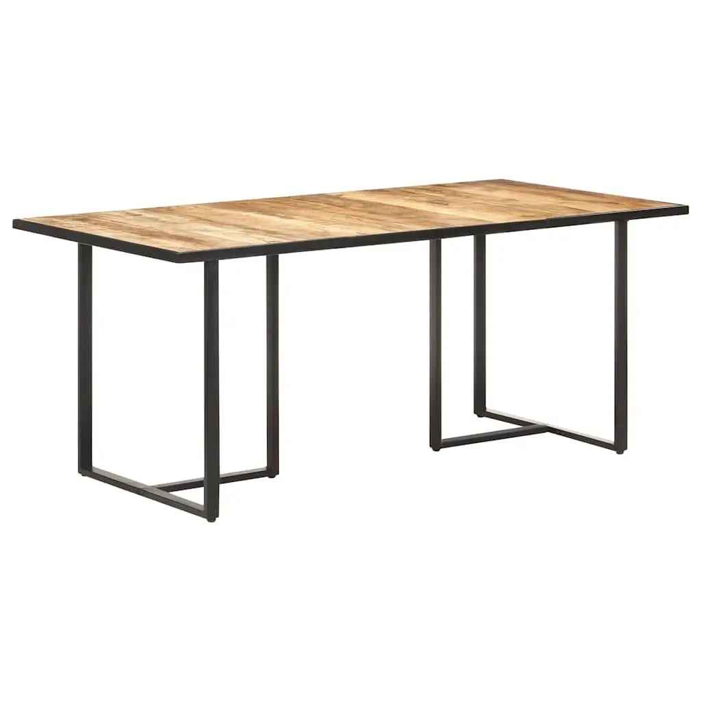 Dining Table Industrial 180 cm Solid Mango Wood Brown