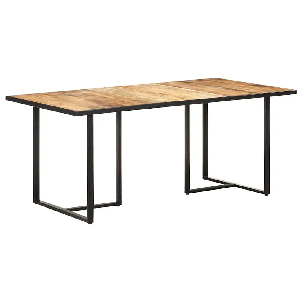 Dining Table Industrial 180 cm Solid Mango Wood Brown