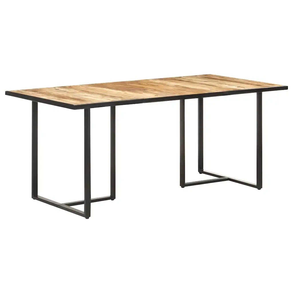 Dining Table Industrial 180 cm Solid Mango Wood Brown