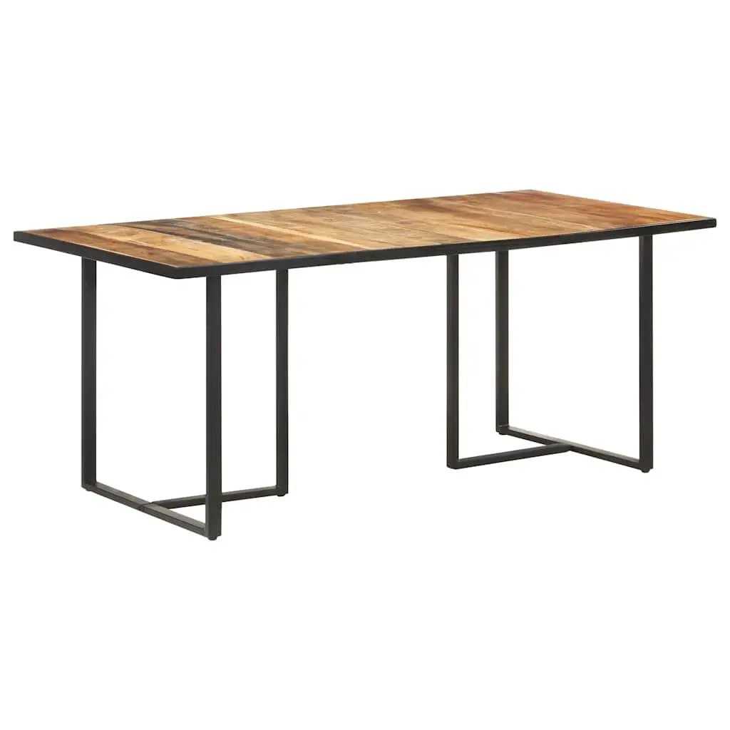 Dining Table Industrial 180 cm Solid Mango Wood Brown