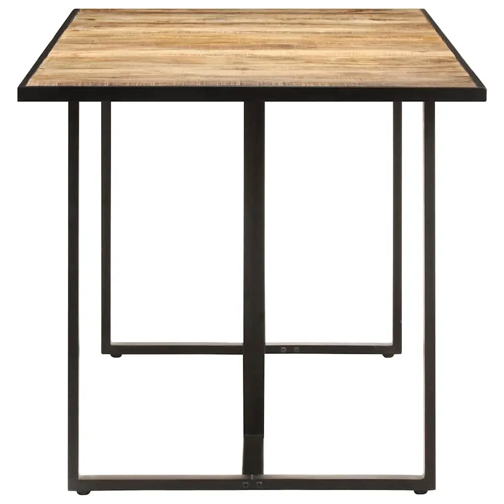 Dining Table Industrial 180 cm Solid Mango Wood Brown