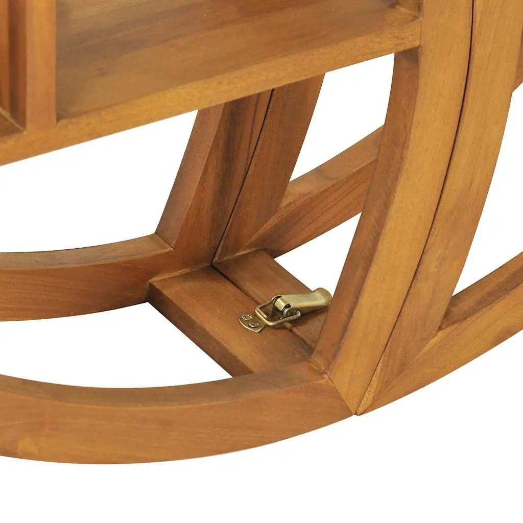 Yin Yang Solid Wood Teak Wall Shelf for Home Decor