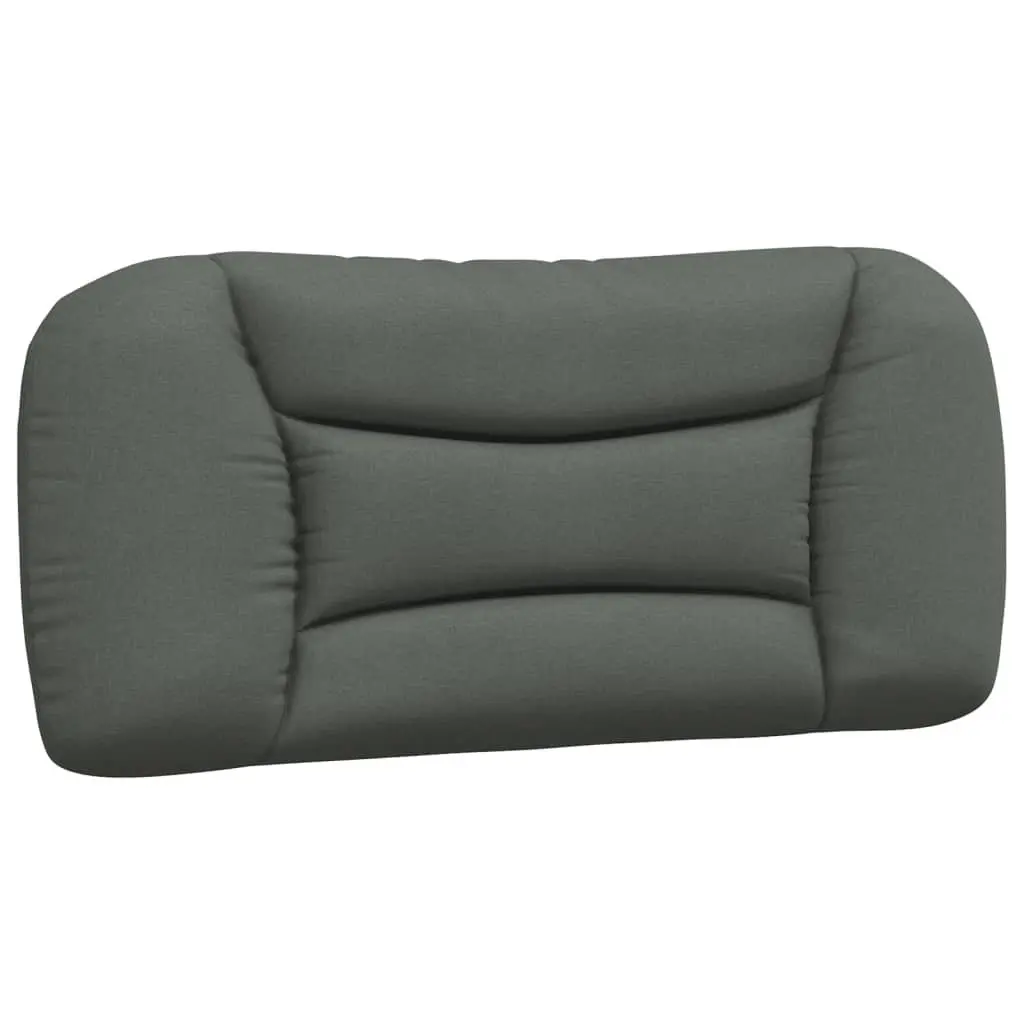 Dark Grey Upholstered Bed Frame with LED Lights 90x190 cm