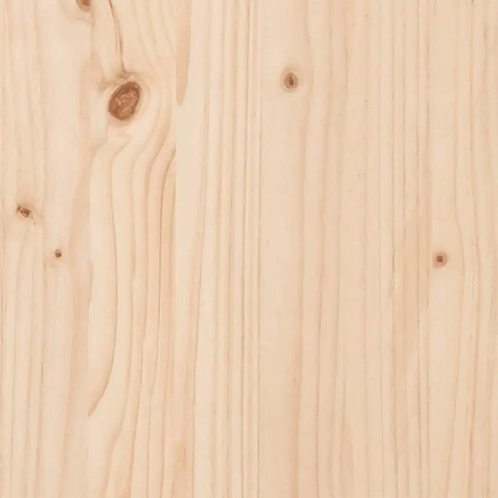 King Size Bed Frame 183x203 cm Solid Pine Wood