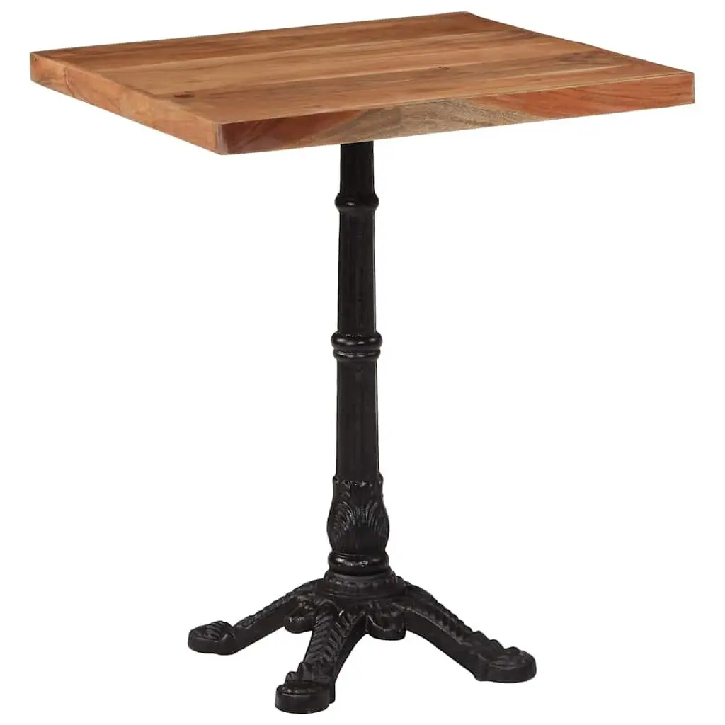 Bistro Dining Table 60x60x76cm Solid Acacia Wood