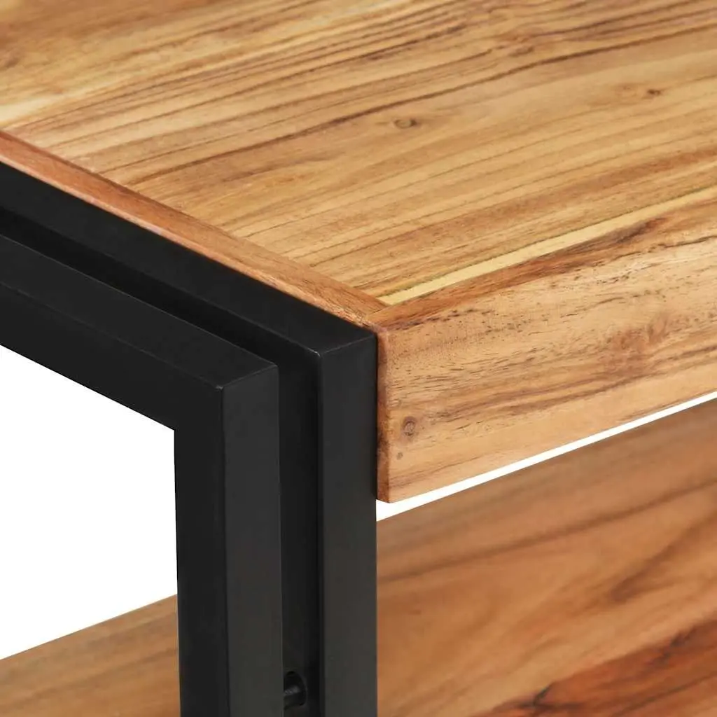 Acacia Wood Console Table 120x30x75 cm for Living Room