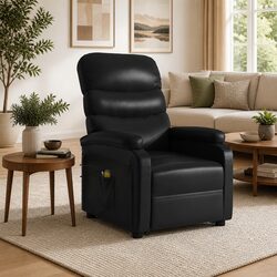 Comfortable Electric Massage Recliner Chair in Black