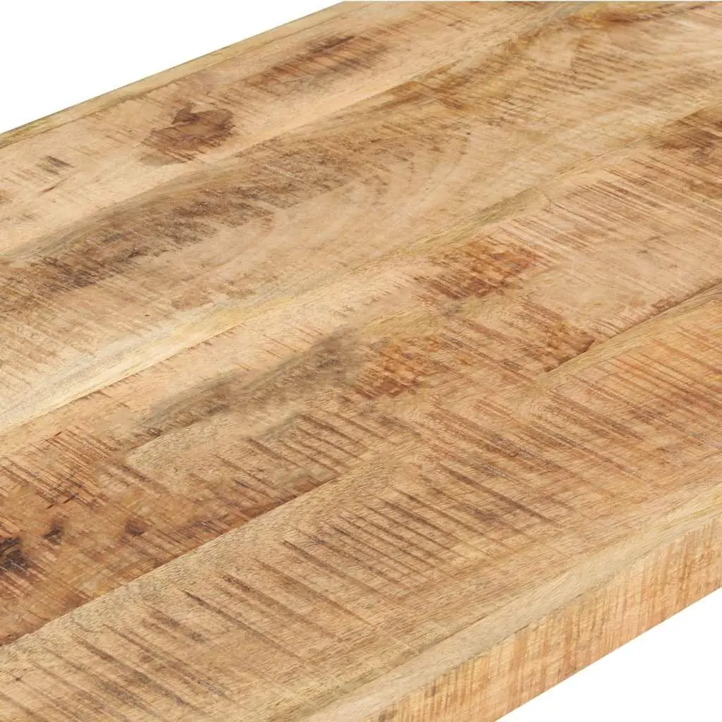 Coffee Table Industrial Brown 120x60x40 cm Solid Rough Mango Wood
