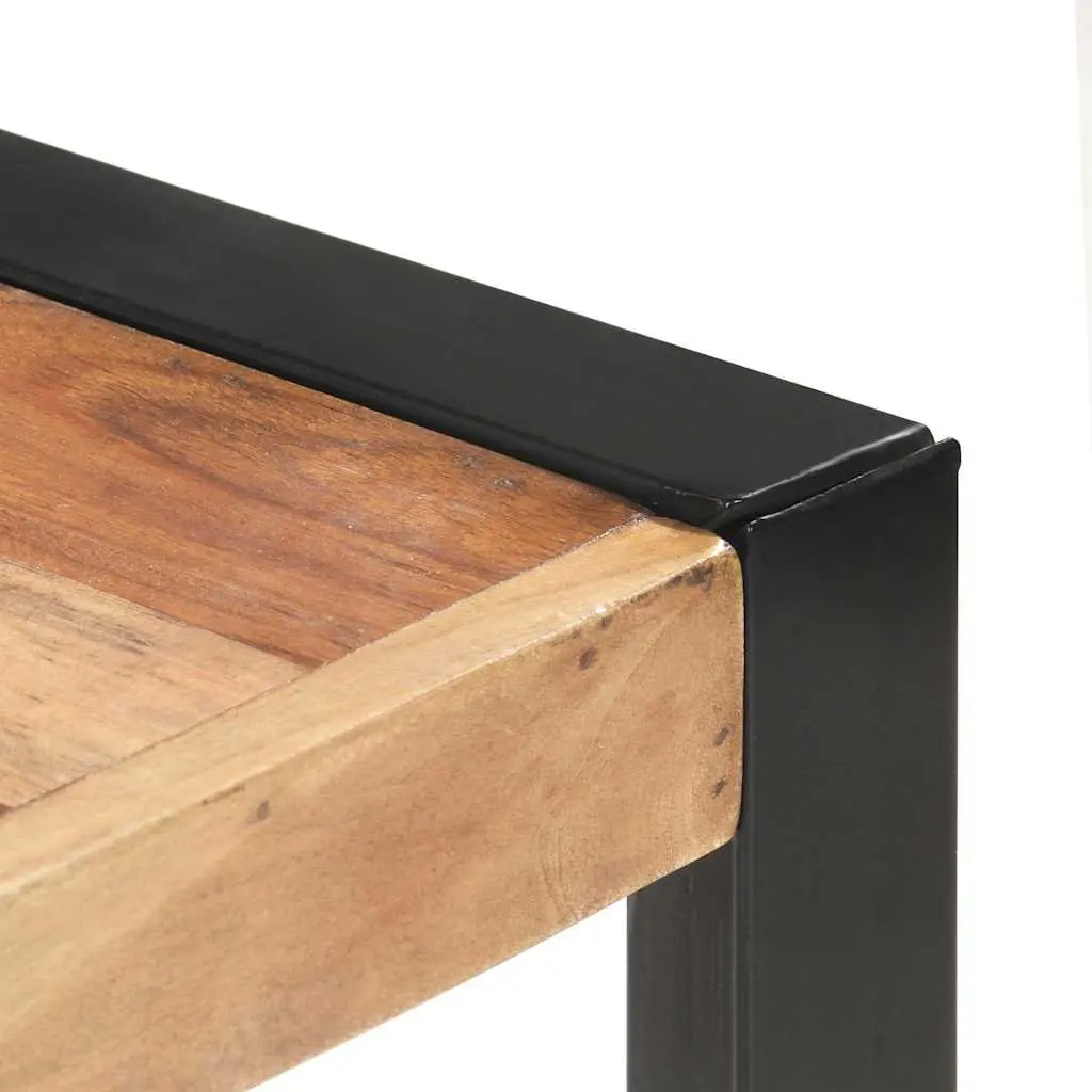 Solid Wood Dining Table 180x90x75 cm in Brown