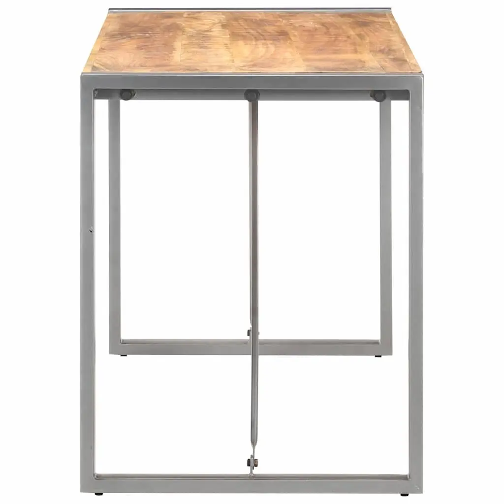 Dining Table 120x60x75 cm Kitchen Room Furniture Solid Mango Wood Industrial