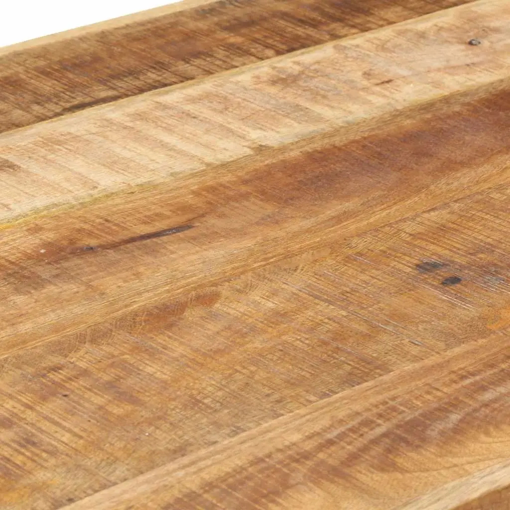 Dining Table 120x60x75 cm Kitchen Room Furniture Solid Mango Wood Industrial