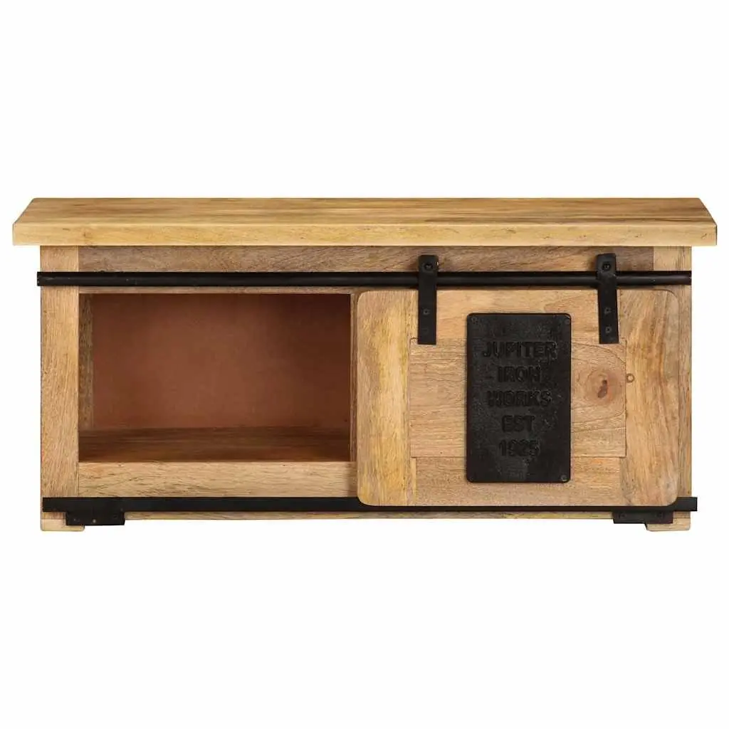 Rustic Vintage TV Cabinet with Solid Mango Wood