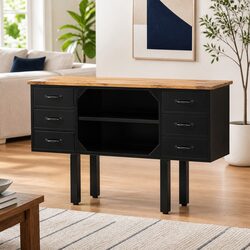 Industrial Wooden Sideboard for Stylish Storage
