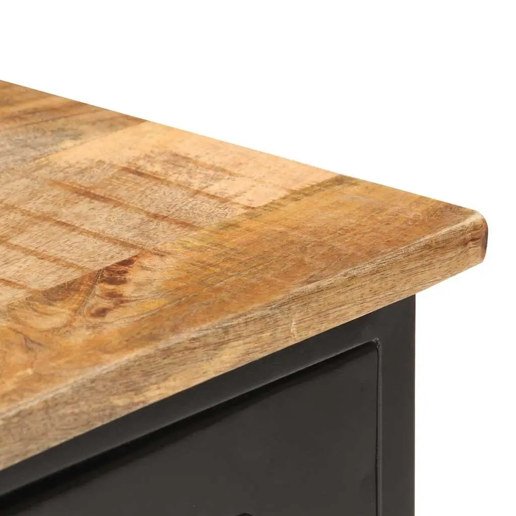 Sideboard 110x30x65 cm Industrial Wooden Storage Cabinet with Drawers
