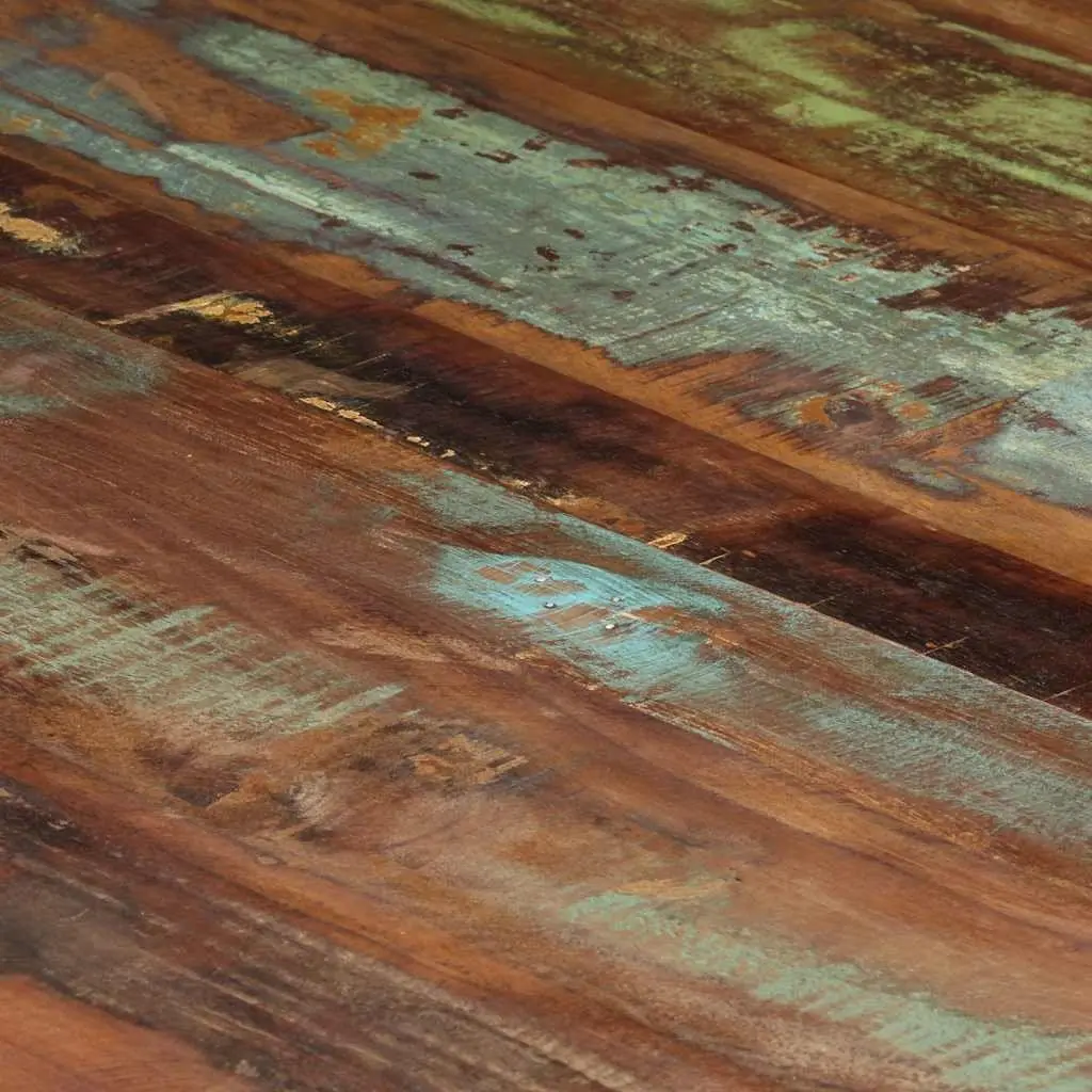 Coffee Table Industrial 120x120x40 cm Solid Reclaimed Wood