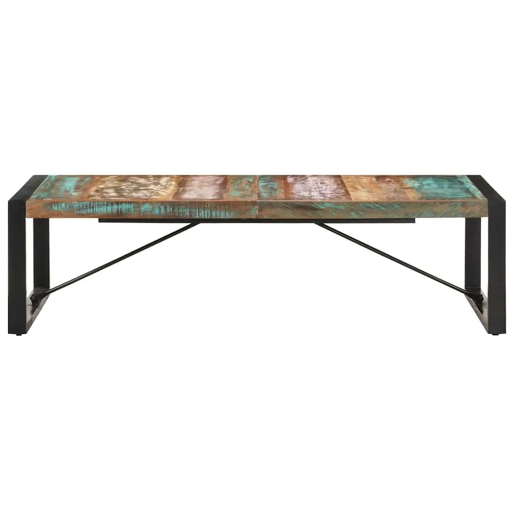 Industrial Style Coffee Table in Solid Reclaimed Wood