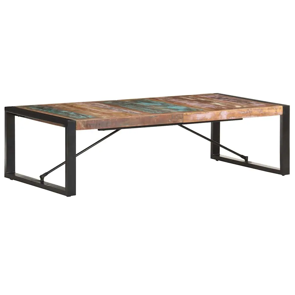 Industrial Style Coffee Table in Solid Reclaimed Wood