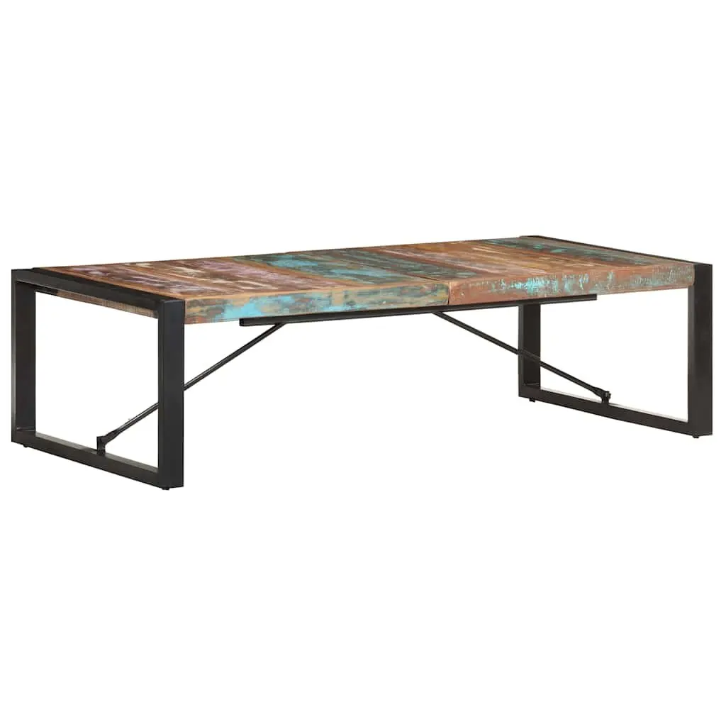 Industrial Style Coffee Table in Solid Reclaimed Wood