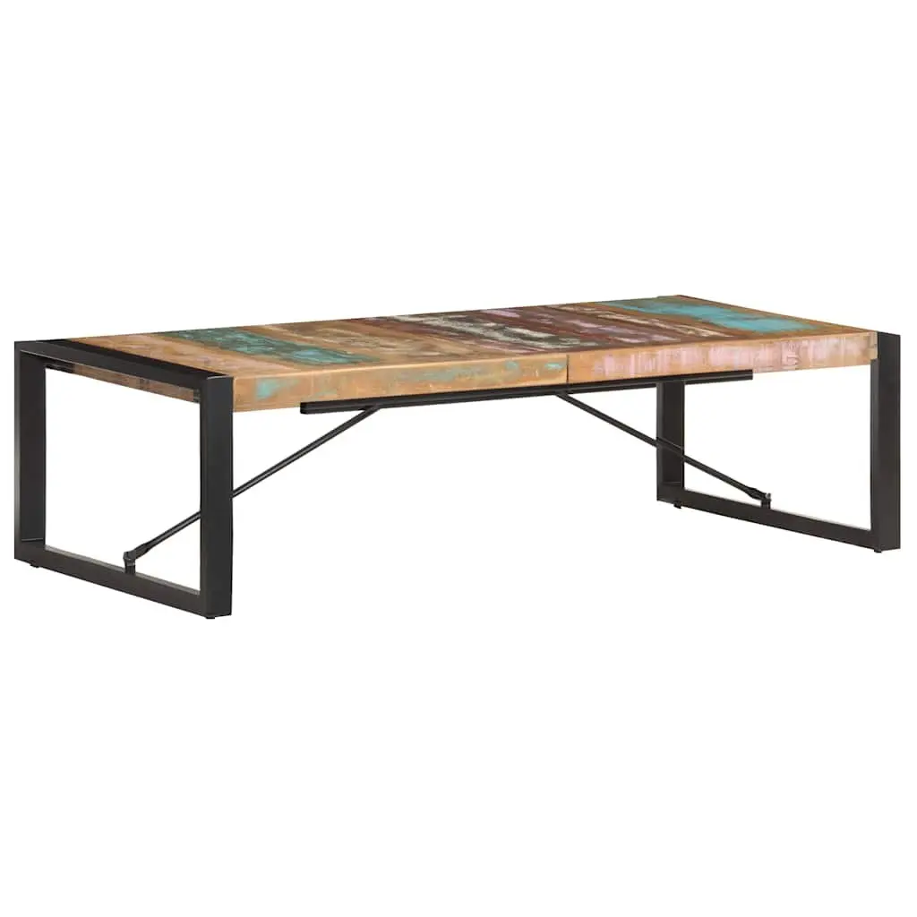 Industrial Style Coffee Table in Solid Reclaimed Wood