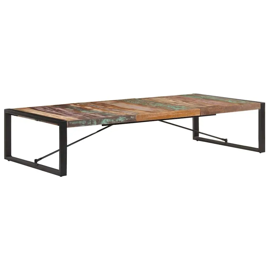 Coffee Table Industrial Style 180x90x40 cm Solid Reclaimed Wood