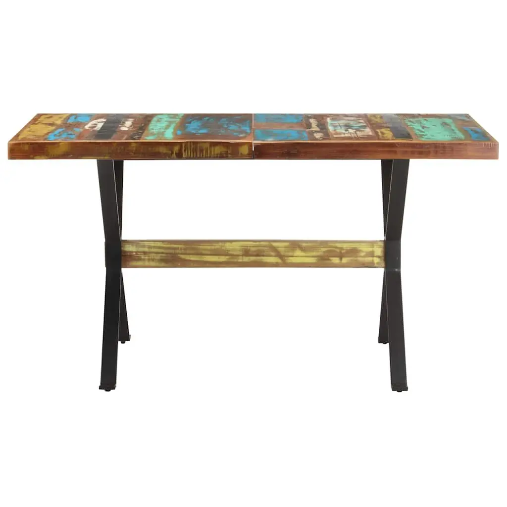 Solid Reclaimed Wood Dining Table 140x70x76 cm