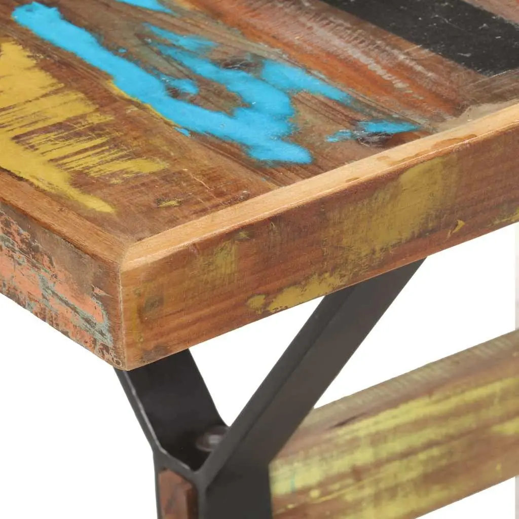 Solid Reclaimed Wood Dining Table 140x70x76 cm