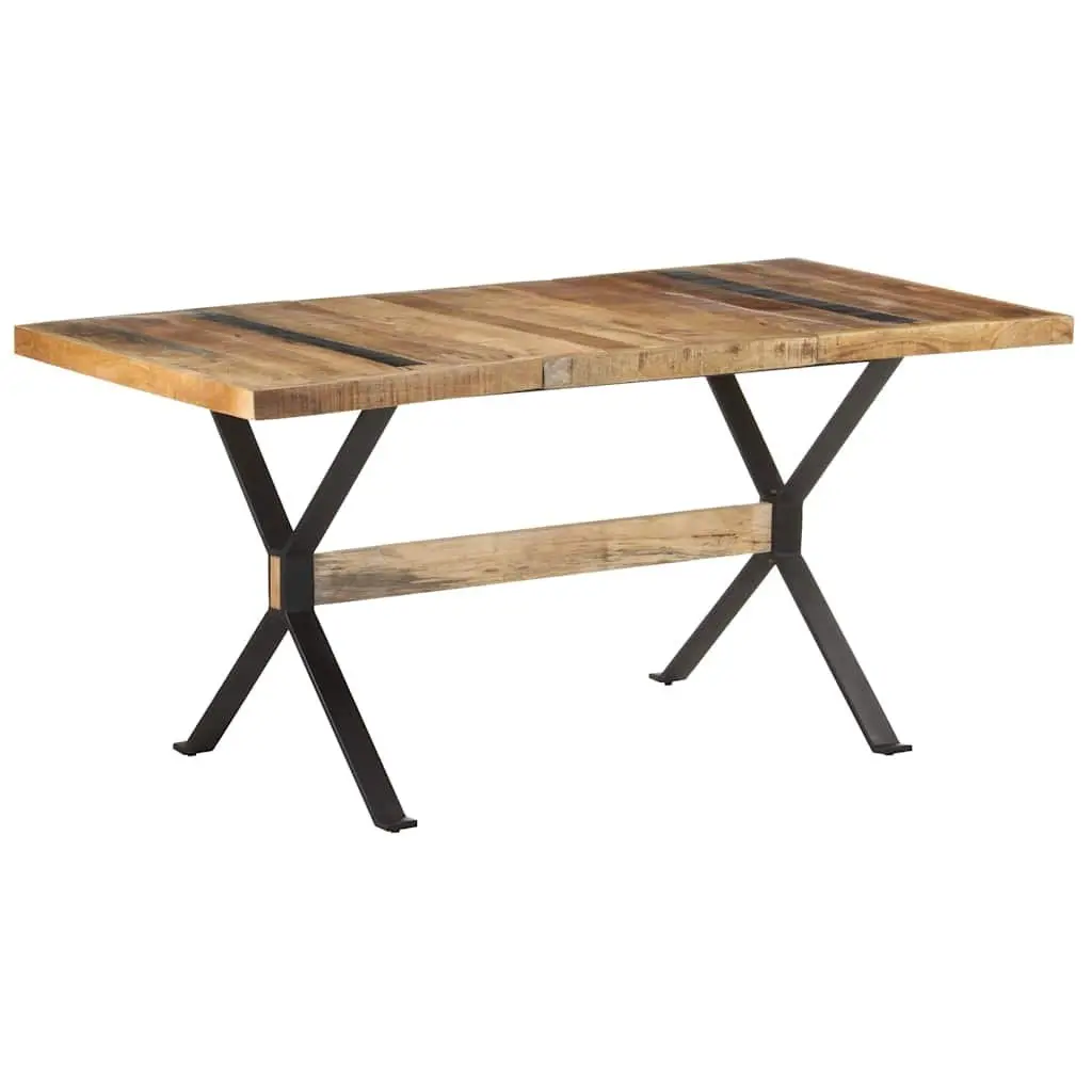 Dining Table Industrial Style 160x80x76 cm Wooden