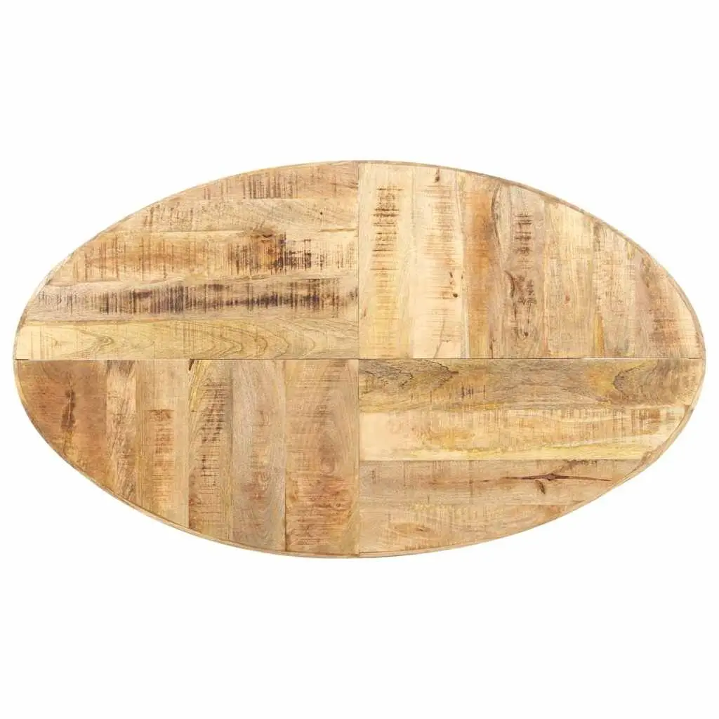 Solid Mango Wood Dining Table Brown 140x80x75 cm