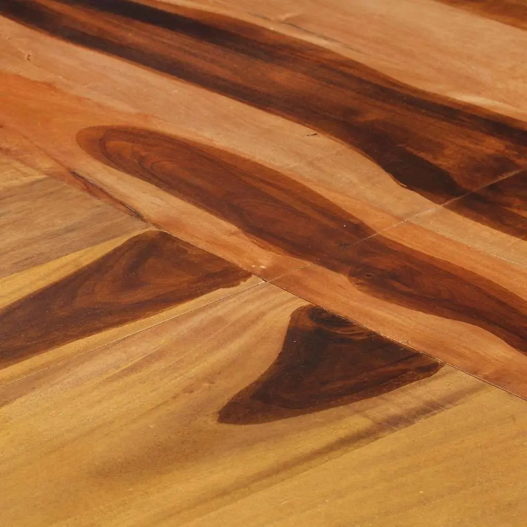 Round Dining Table Brown Honey 175cm Solid Acacia Wood Kitchen Furniture