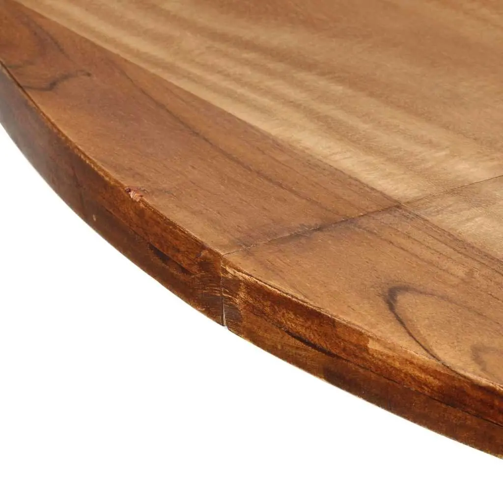 Round Dining Table Brown Honey 175cm Solid Acacia Wood Kitchen Furniture
