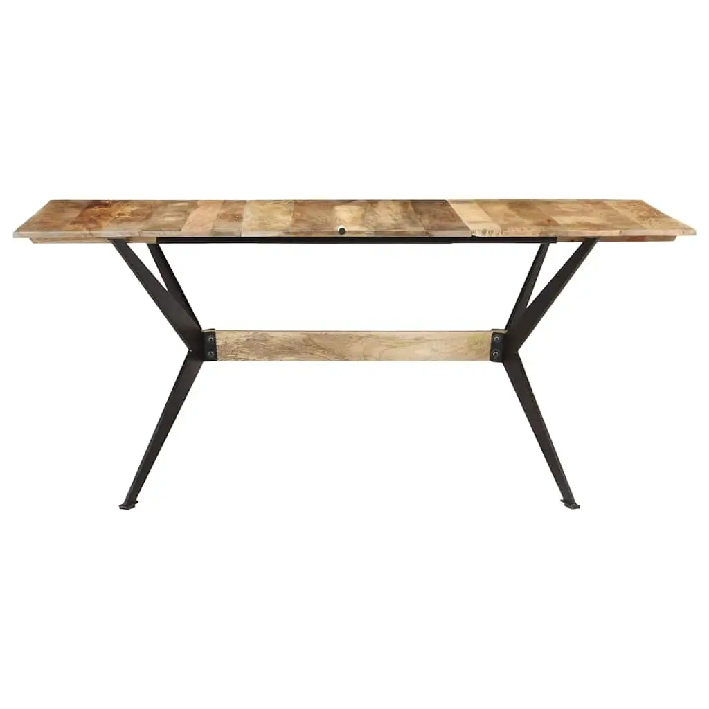 Dining Table Industrial Style 180x90x76cm Solid Mango Wood Brown