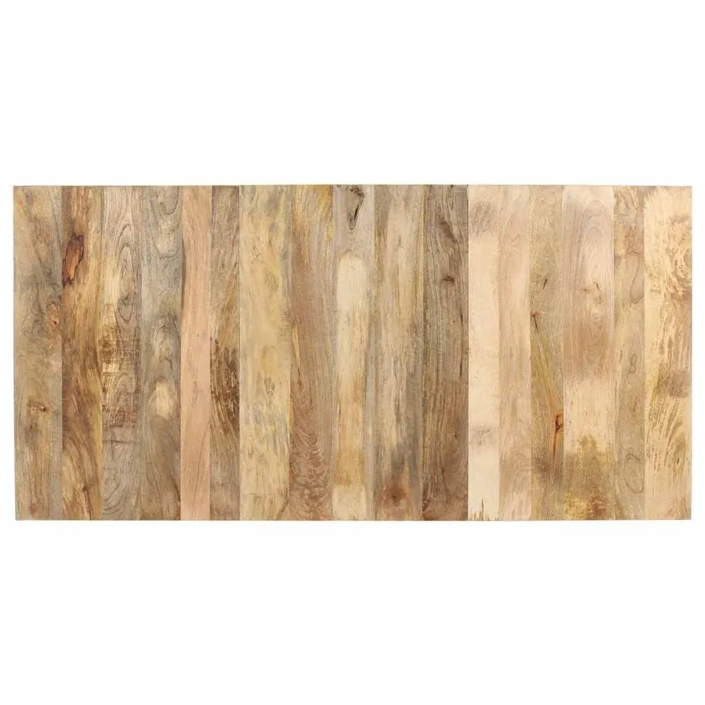 Dining Table Industrial Style 180x90x76cm Solid Mango Wood Brown