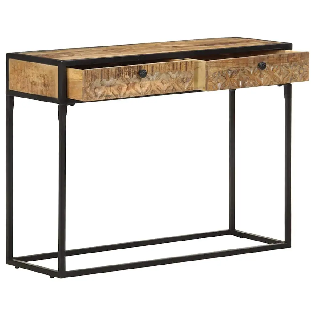 Console Table 100x35x75 cm End Table with Drawers Industrial Design Living Room