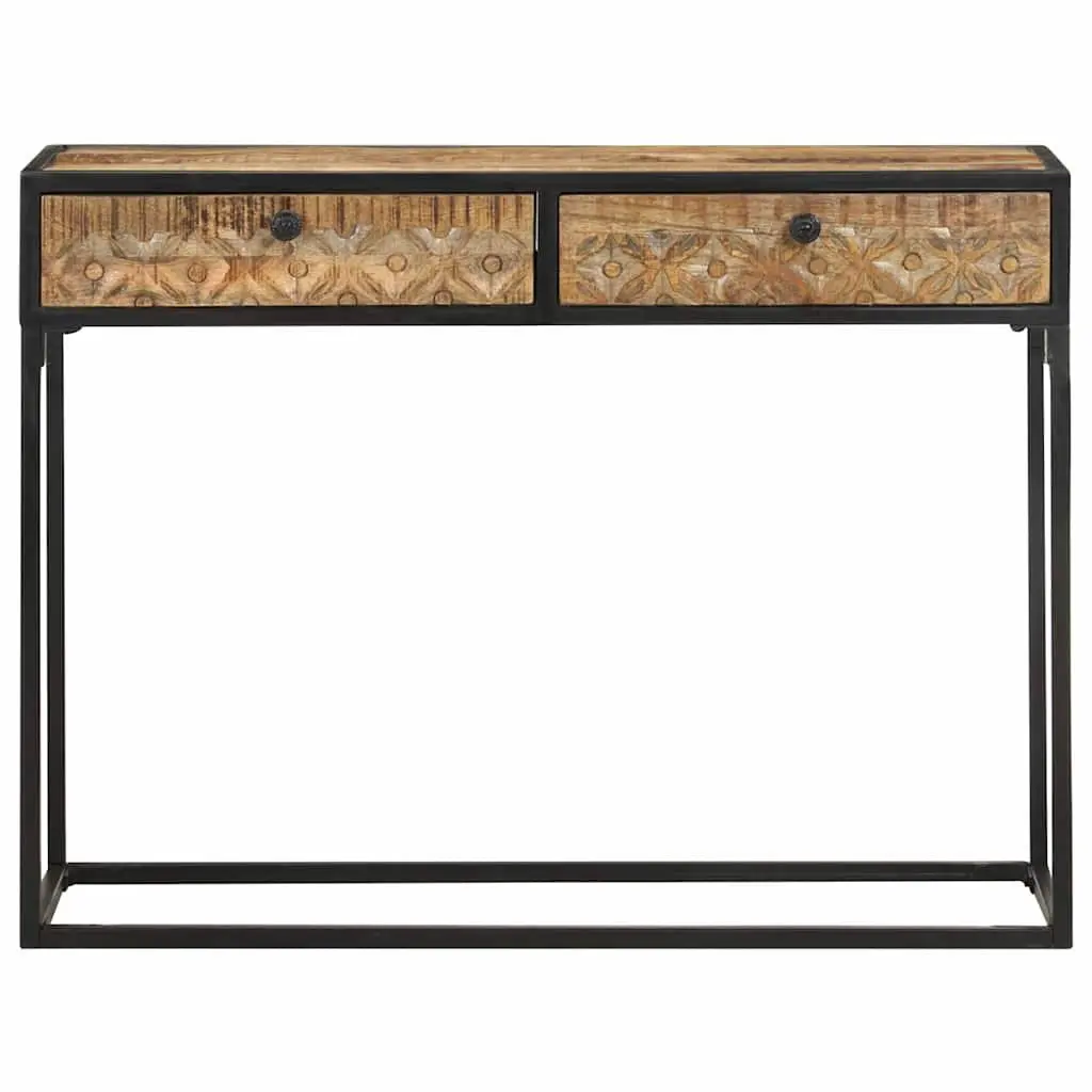 Console Table 100x35x75 cm End Table with Drawers Industrial Design Living Room