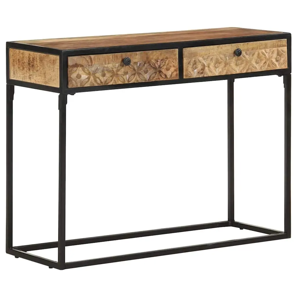 Console Table 100x35x75 cm End Table with Drawers Industrial Design Living Room