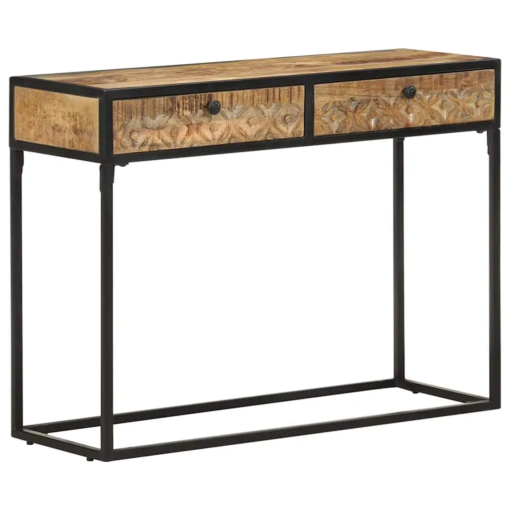 Console Table 100x35x75 cm End Table with Drawers Industrial Design Living Room