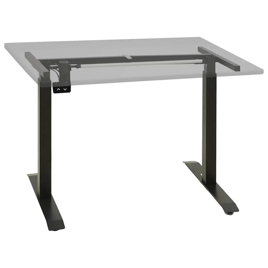 Electric Motorised Standing Desk Frame in Black