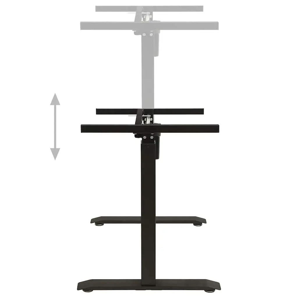 Electric Motorised Standing Desk Frame in Black