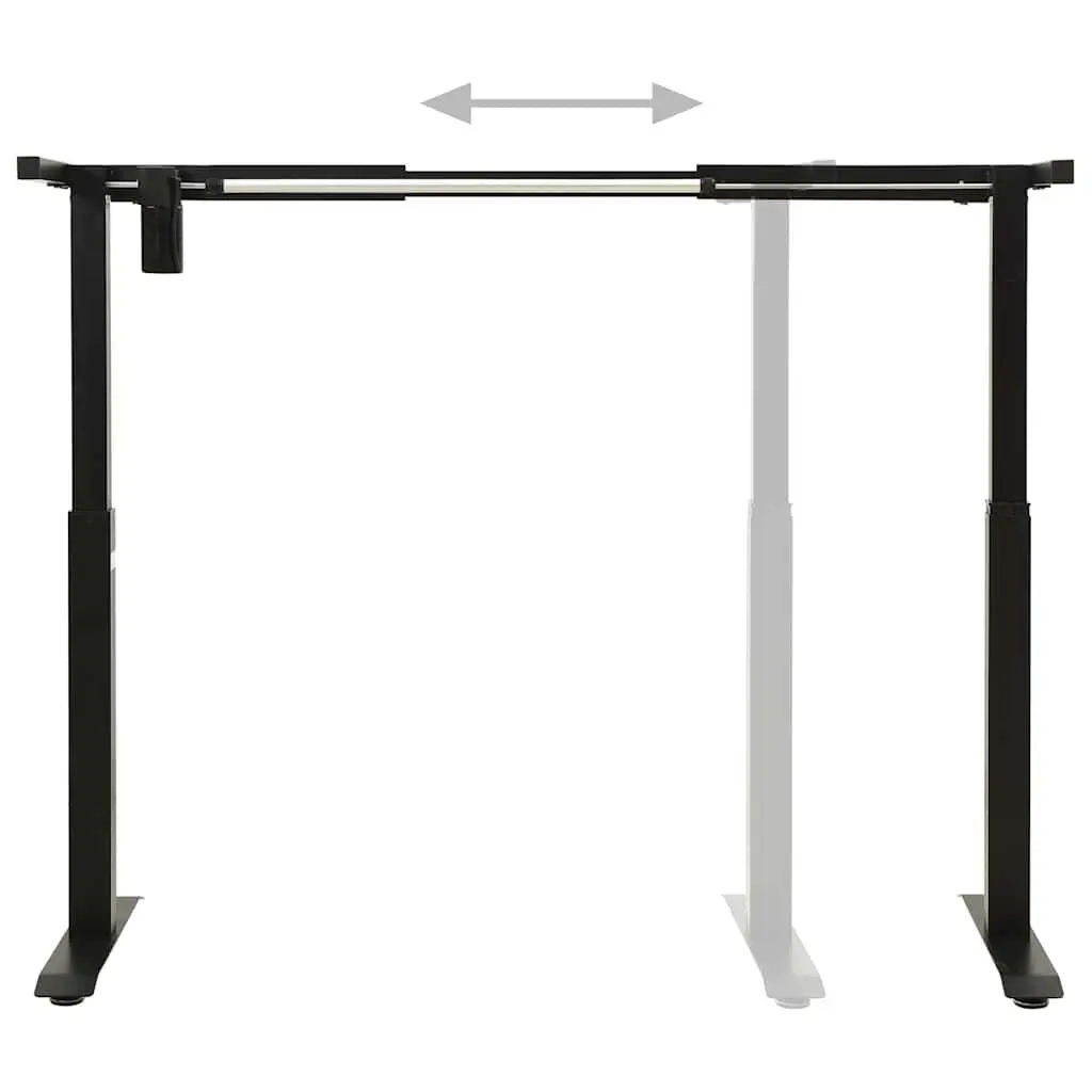 Electric Motorised Standing Desk Frame in Black