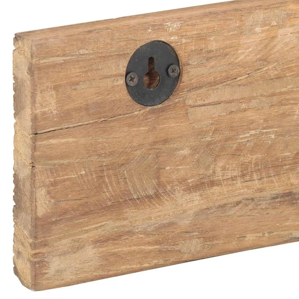 Solid Reclaimed Wood Hall Hanger with 5 Hooks