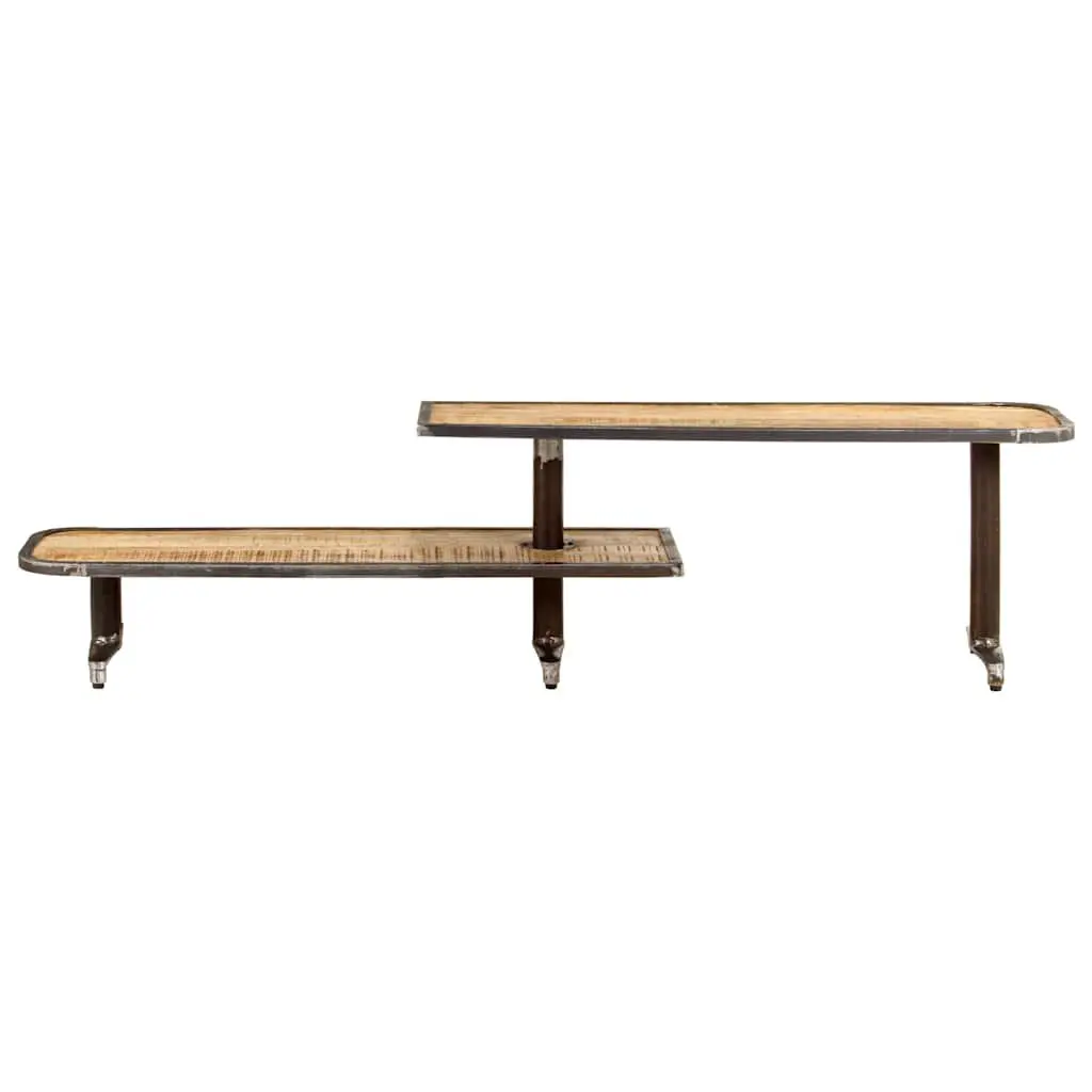Solid Mango Wood TV Cabinet 160x30x40 cm for Living Spaces
