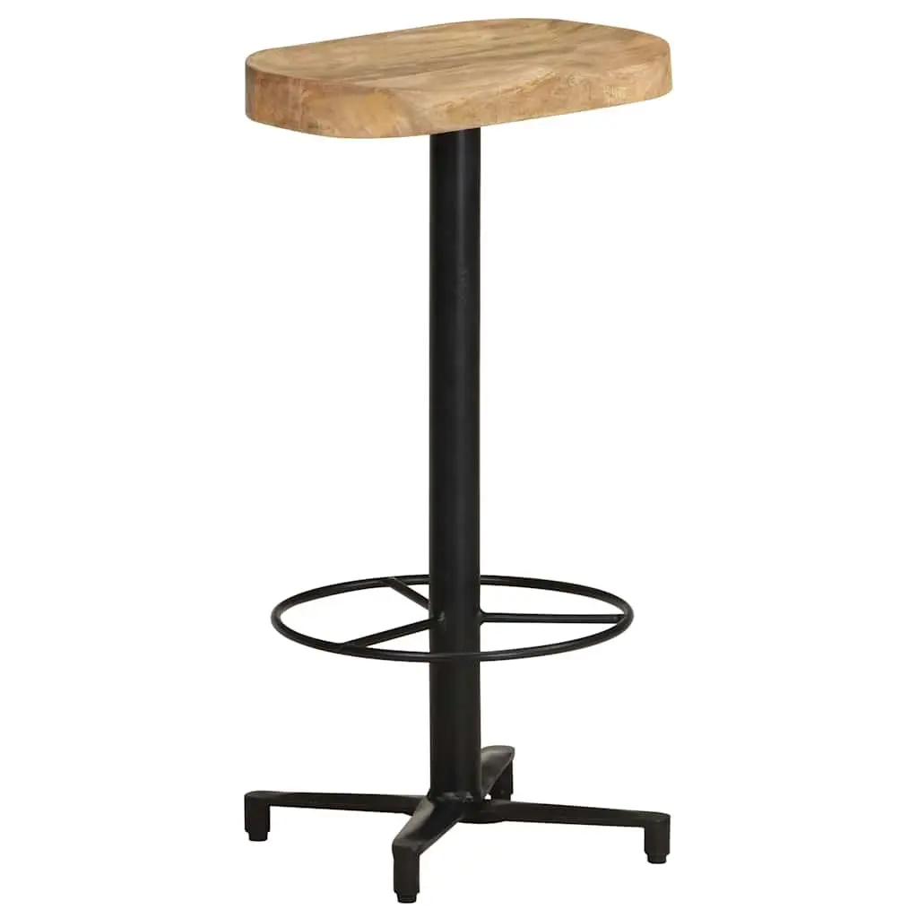 Brown Solid Mango Wood Bar Stools 76 cm, 2 pcs