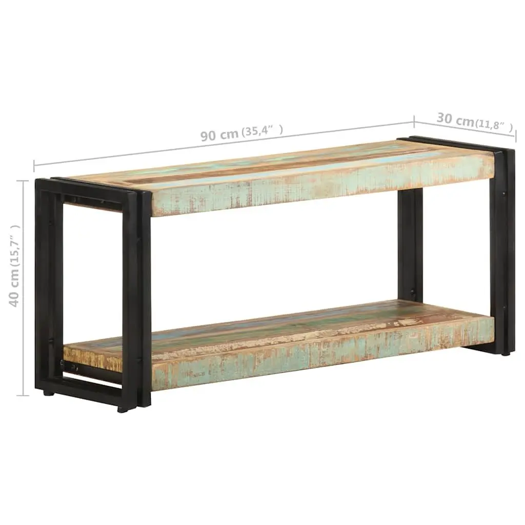 Vintage Storage Sideboard 90x30x40cm Solid Reclaimed Wood