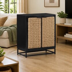 Industrial Style Solid Mango Wood Sideboard