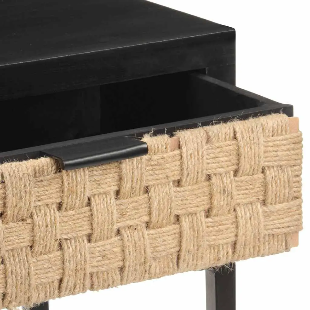 Solid Mango Wood Console Table with Drawers