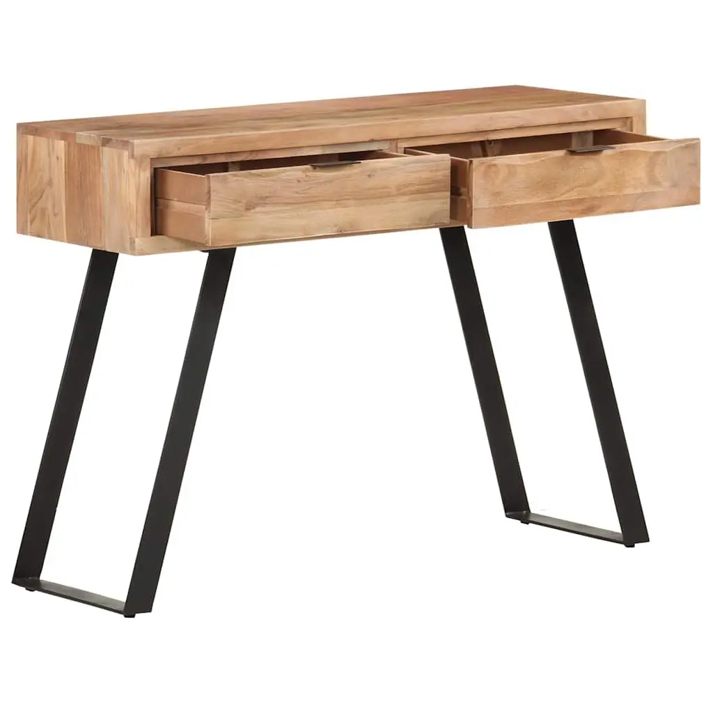 Solid Acacia Wood Console Table with Live Edges