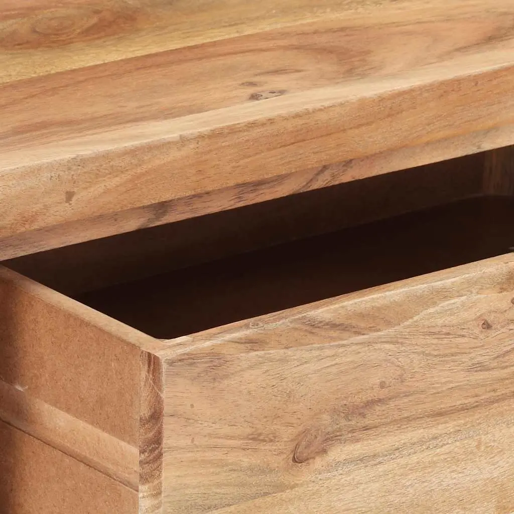 Solid Acacia Wood Console Table with Live Edges