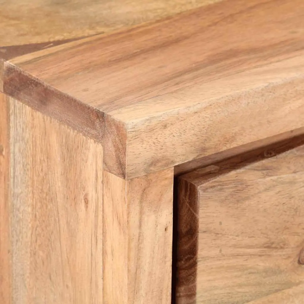 Solid Acacia Wood Console Table with Live Edges