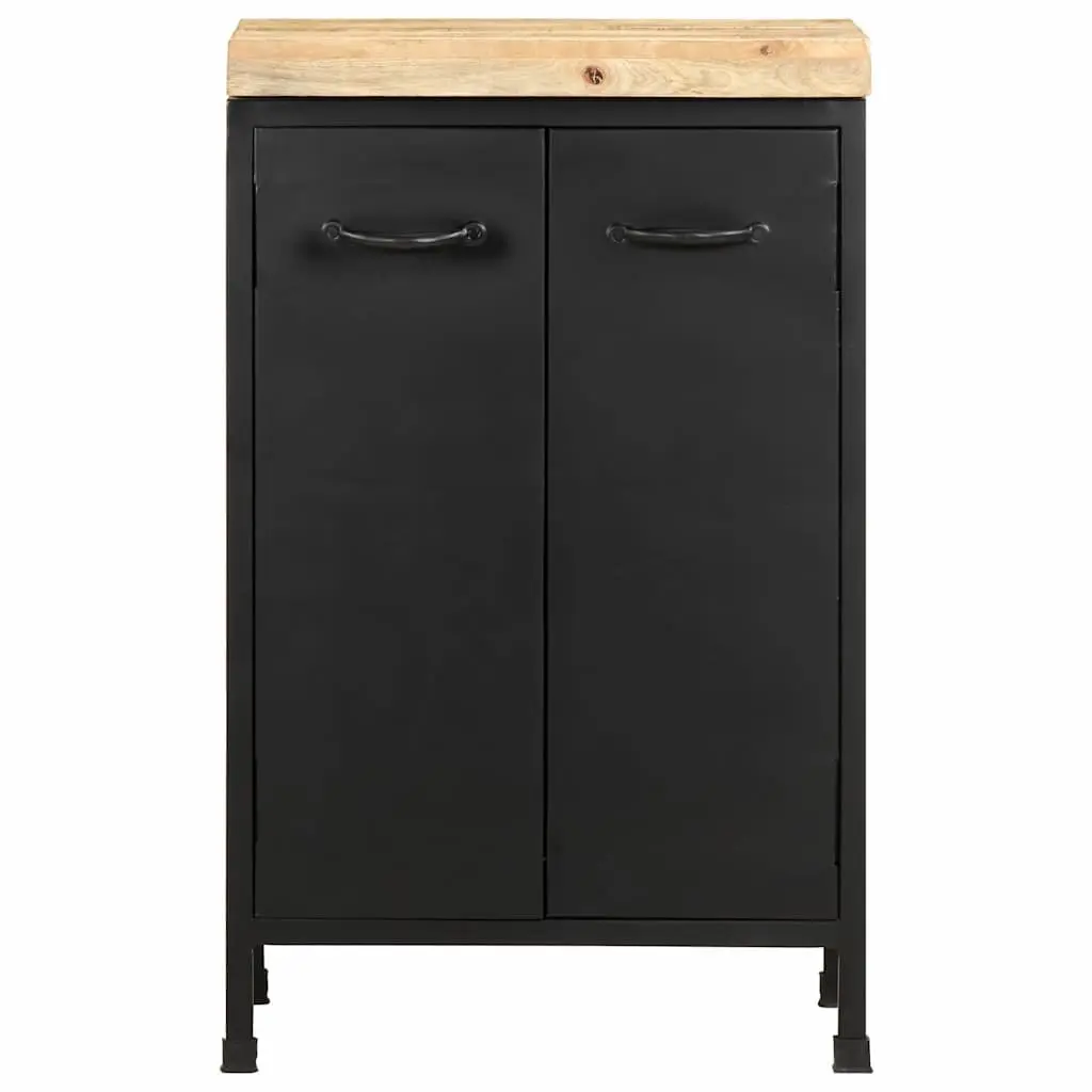 Rustic Brown Sideboard with Doors 47x35x76 cm