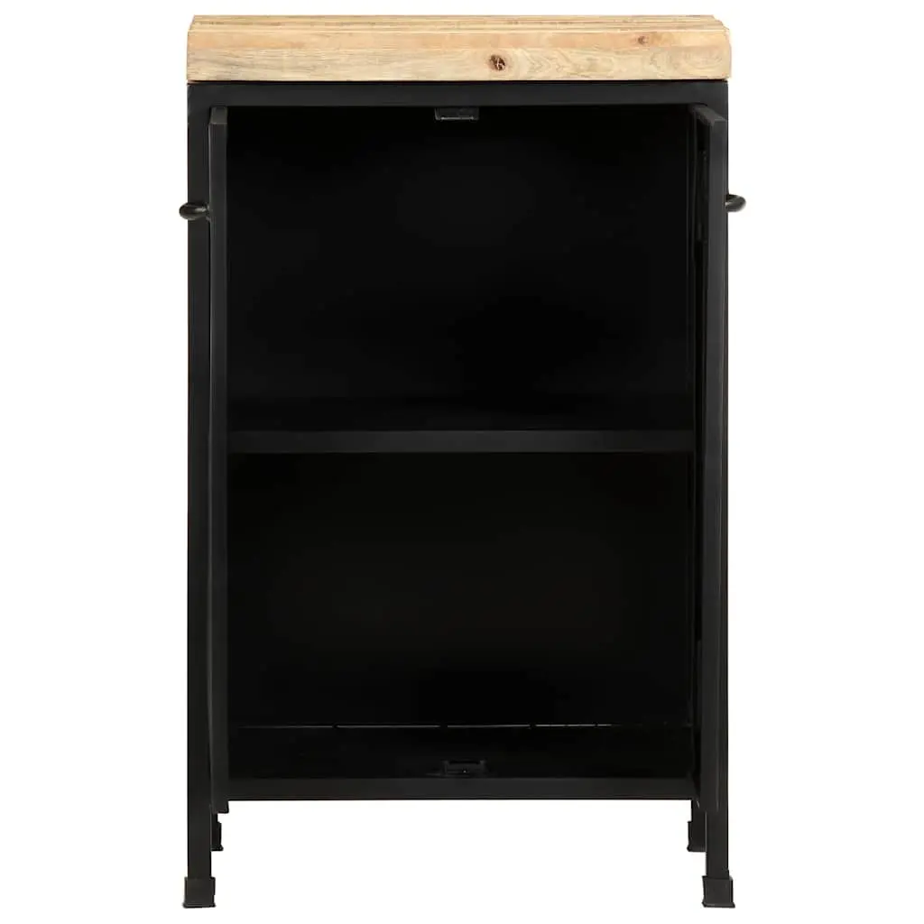 Rustic Brown Sideboard with Doors 47x35x76 cm